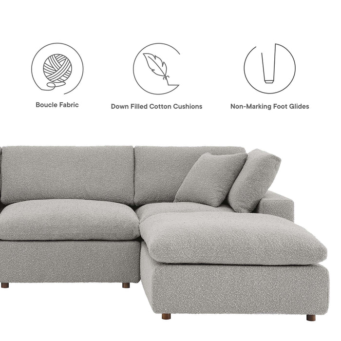 Modway Commix Boucle 6-Piece Sectional Sofa