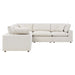 Modway Commix Boucle 5-Piece Sectional Sofa