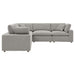 Modway Commix Boucle 5-Piece Sectional Sofa