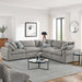 Modway Commix Boucle 5-Piece Sectional Sofa