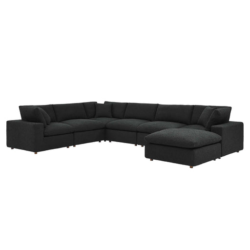 Modway Commix Boucle 7-Piece Sectional Sofa