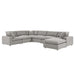 Modway Commix Boucle 7-Piece Sectional Sofa