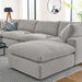 Modway Commix Boucle 7-Piece Sectional Sofa