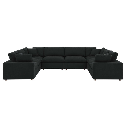 Modway Commix Boucle Fabric 8-Piece Sectional Sofa