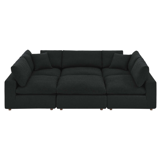 Modway Commix Boucle Fabric 6-Piece Sectional Sofa