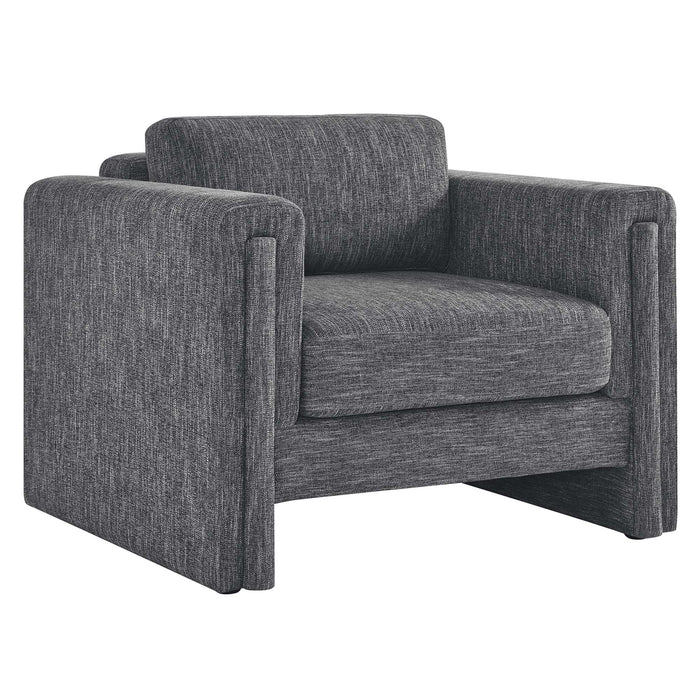 Modway Visible Fabric Upholstered Modern Accent Armchair