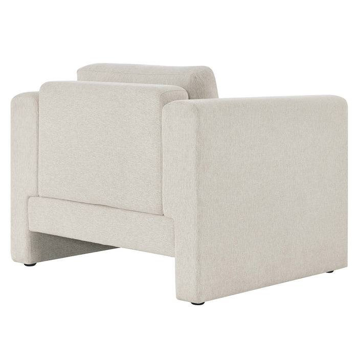 Modway Visible Fabric Upholstered Modern Accent Armchair