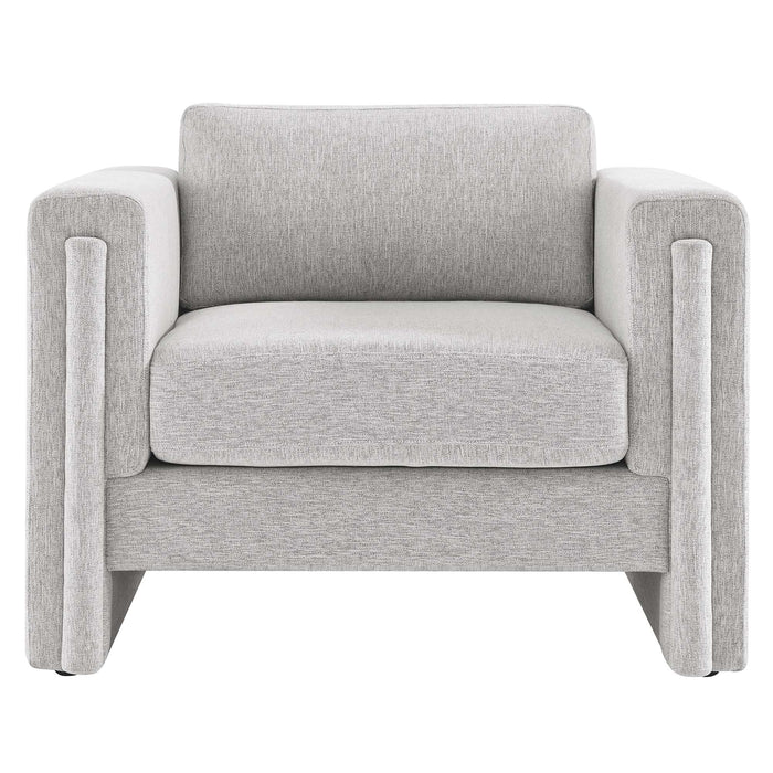 Modway Visible Fabric Upholstered Modern Accent Armchair