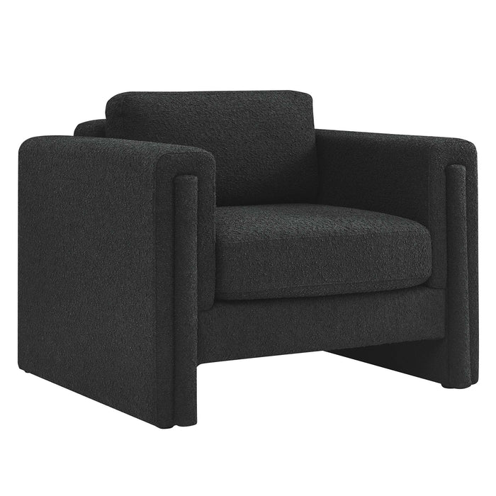 Modway Visible Boucle Fabric Accent Armchair