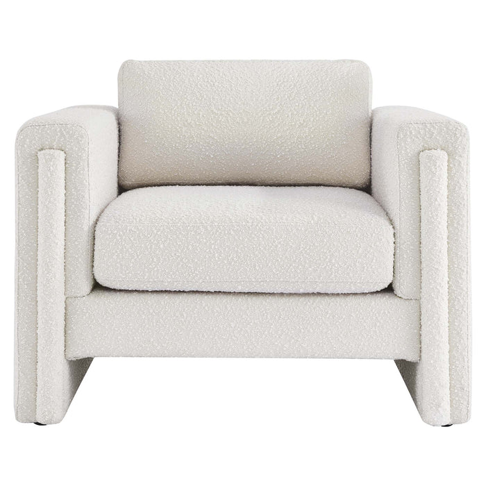 Modway Visible Boucle Fabric Accent Armchair