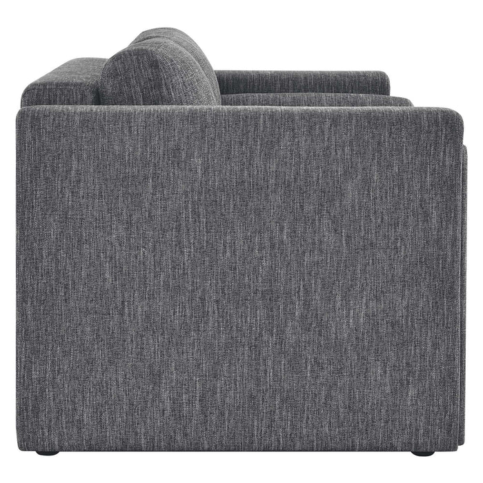 Modway Visible Fabric Upholstered Modern Loveseat Sofa