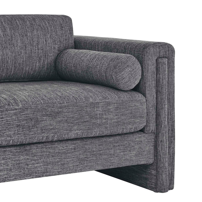 Modway Visible Fabric Upholstered Modern Loveseat Sofa