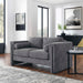 Modway Visible Fabric Upholstered Modern Loveseat Sofa