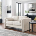 Modway Visible Fabric Upholstered Modern Loveseat Sofa