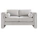 Modway Visible Fabric Upholstered Modern Loveseat Sofa