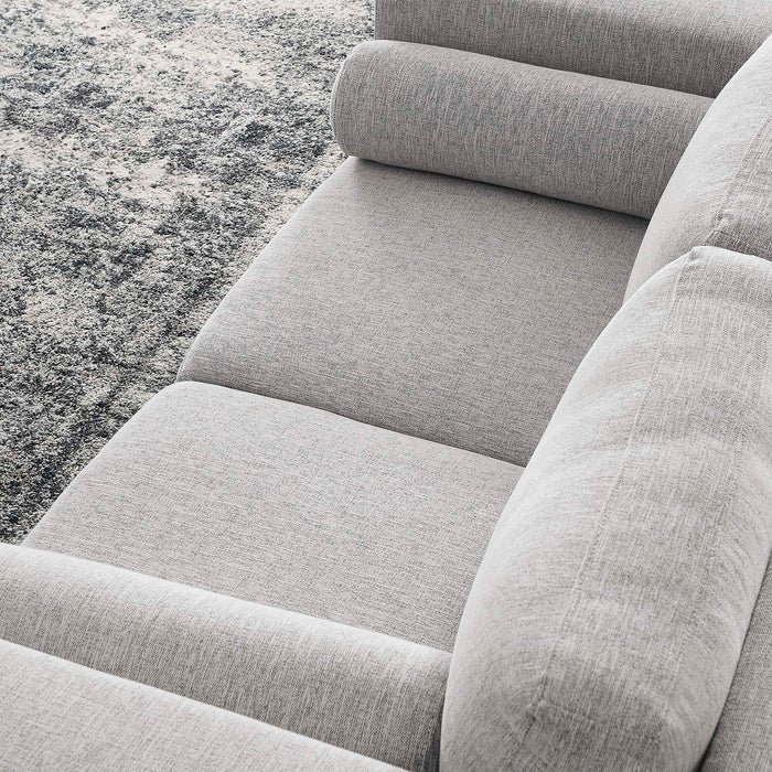 Modway Visible Fabric Upholstered Modern Loveseat Sofa