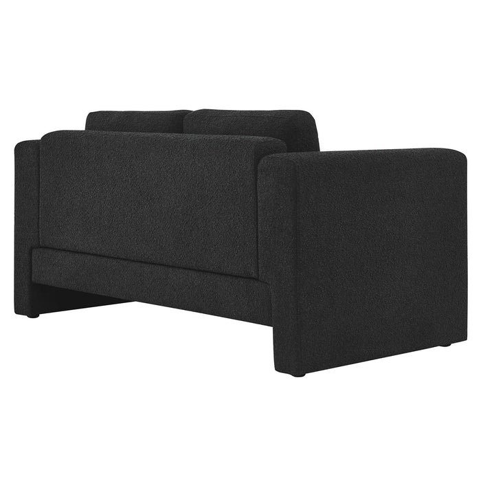 Modway Visible Boucle Fabric Modern Loveseat Sofa