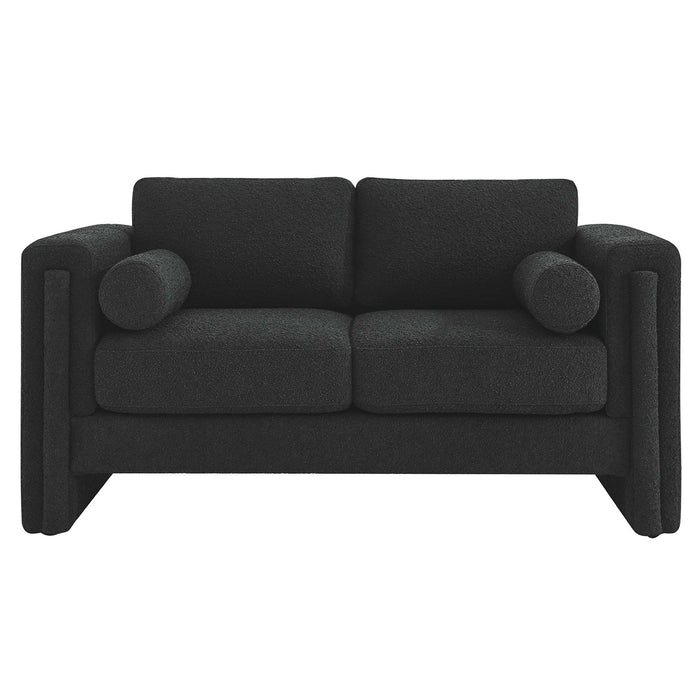 Modway Visible Boucle Fabric Modern Loveseat Sofa