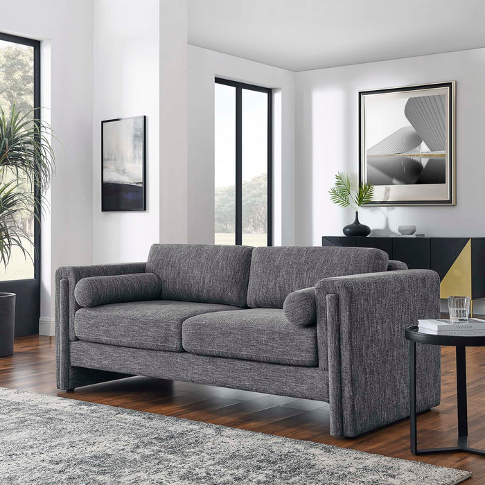 Modway Visible Fabric Upholstered Modern Sofa