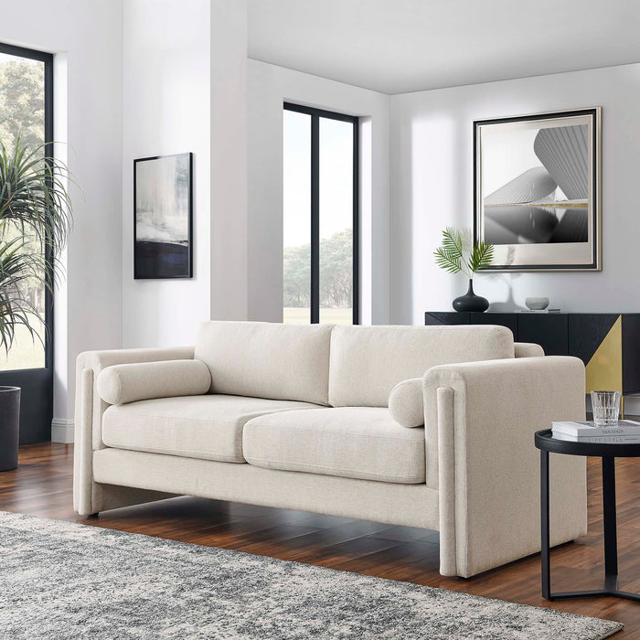 Modway Visible Fabric Upholstered Modern Sofa