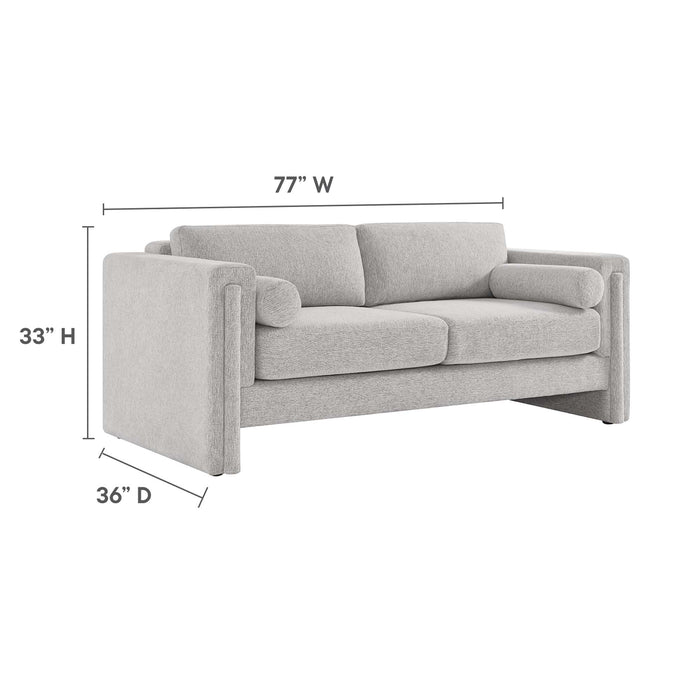 Modway Visible Fabric Upholstered Modern Sofa