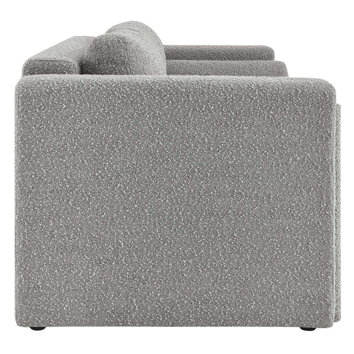 Modway Visible Boucle Upholstered Modern Fabric Sofa