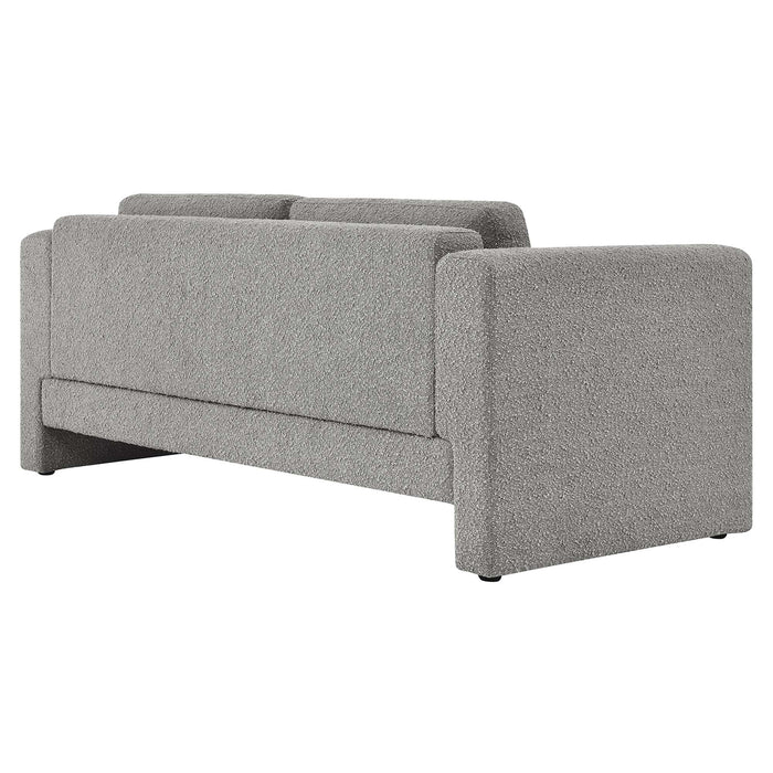 Modway Visible Boucle Upholstered Modern Fabric Sofa