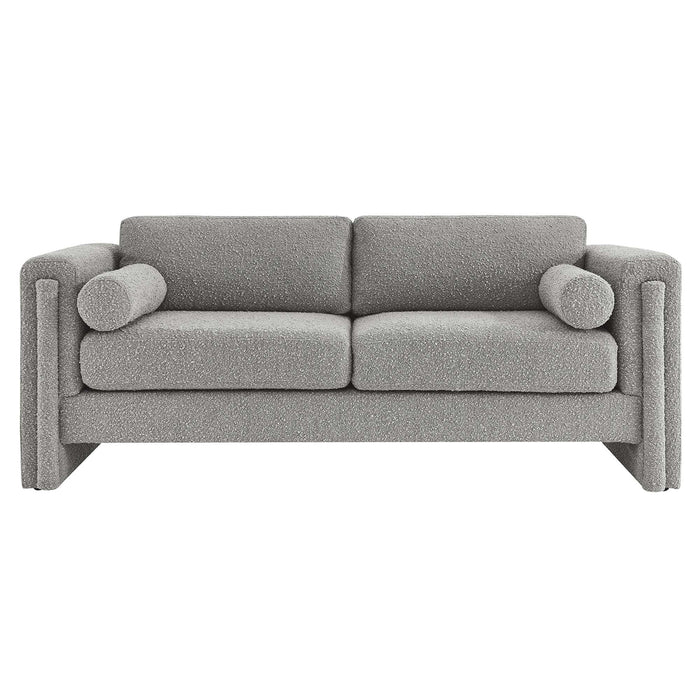 Modway Visible Boucle Upholstered Modern Fabric Sofa