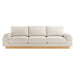 Modway Oasis Modern Upholstered Deep Seating Fabric Sofa 