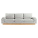 Modway Oasis Modern Upholstered Deep Seating Fabric Sofa 