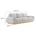 Modway Oasis Modern Upholstered Deep Seating Fabric Sofa 