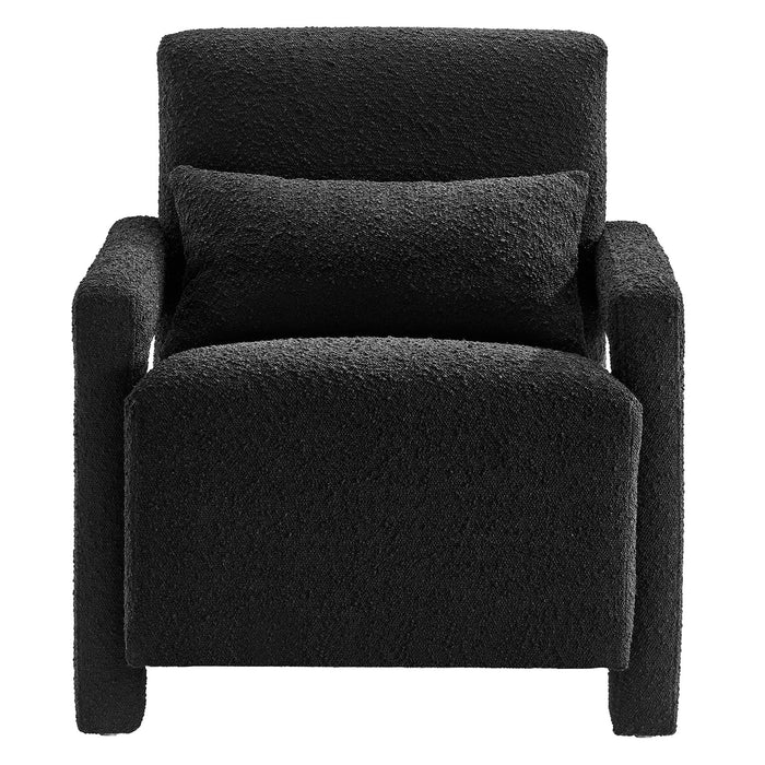 Modway Mirage Boucle Upholstered Accent Armchair