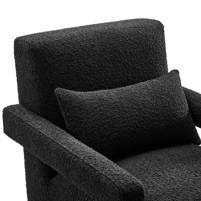 Modway Mirage Boucle Upholstered Accent Armchair