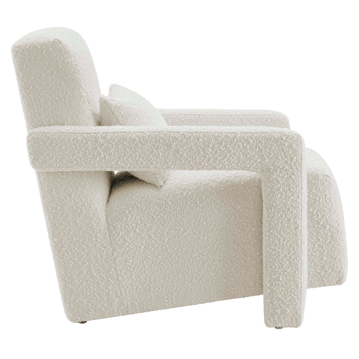 Modway Mirage Boucle Upholstered Accent Armchair