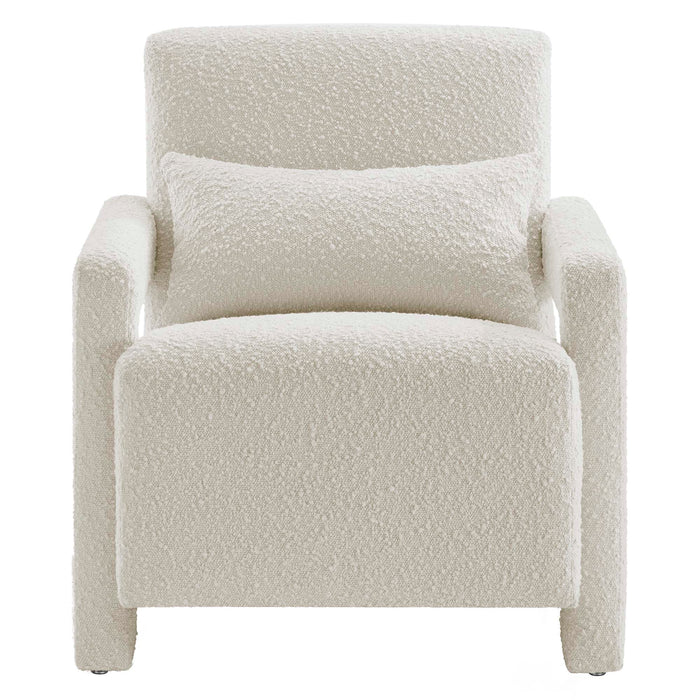 Modway Mirage Boucle Upholstered Accent Armchair