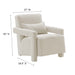 Modway Mirage Boucle Upholstered Accent Armchair