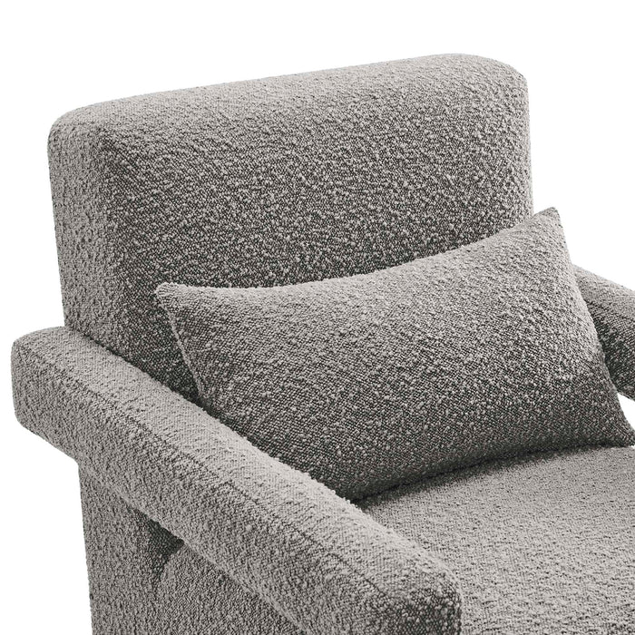 Modway Mirage Boucle Upholstered Accent Armchair