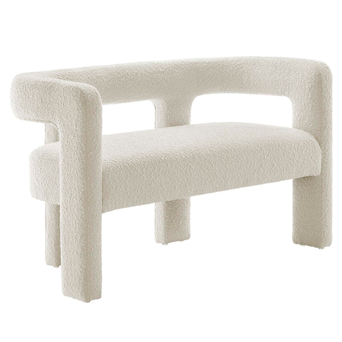 Modway Kayla Boucle Upholstered Modern Loveseat