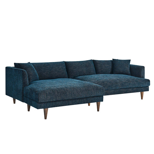 Modway Zoya Left-Facing Down Filled Overstuffed Sectional Sofa