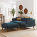 Modway Zoya Down Filled Overstuffed Sofa and Ottoman Set