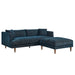 Modway Zoya Down Filled Overstuffed Sofa and Ottoman Set