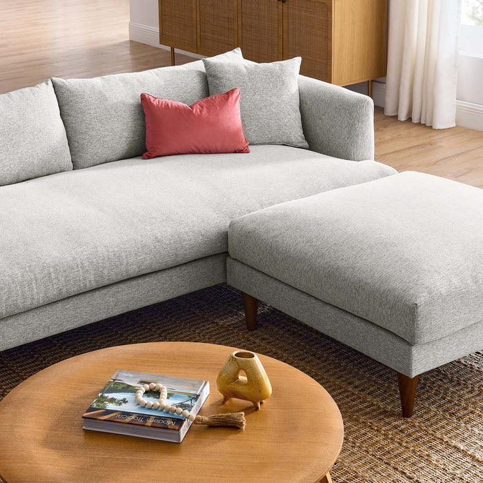 Modway Zoya Down Filled Overstuffed Sofa and Ottoman Set