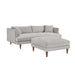 Modway Zoya Down Filled Overstuffed Sofa and Ottoman Set