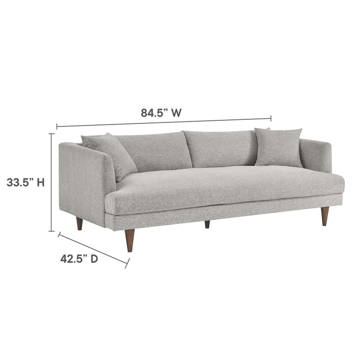 Modway Zoya Down Filled Overstuffed Sofa and Ottoman Set