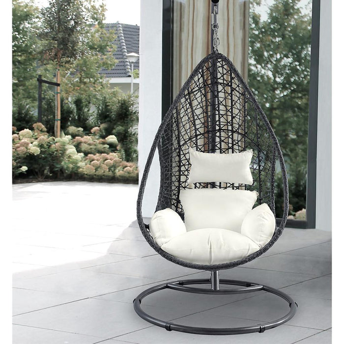 Whiteline Modern Bravo Outdoor Egg Chair