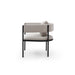 Whiteline Modern Envie Light Grey Fabric Accent Chair