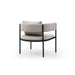 Whiteline Modern Envie Light Grey Fabric Accent Chair