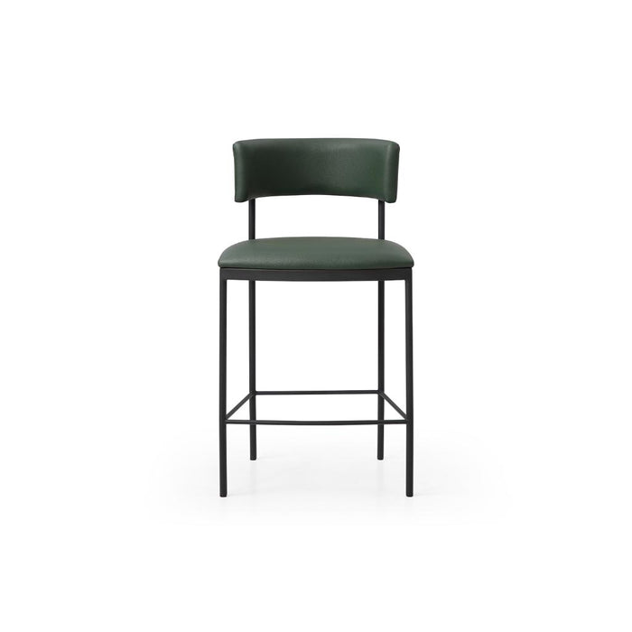 Whiteline Modern Envie Green Counter Stool