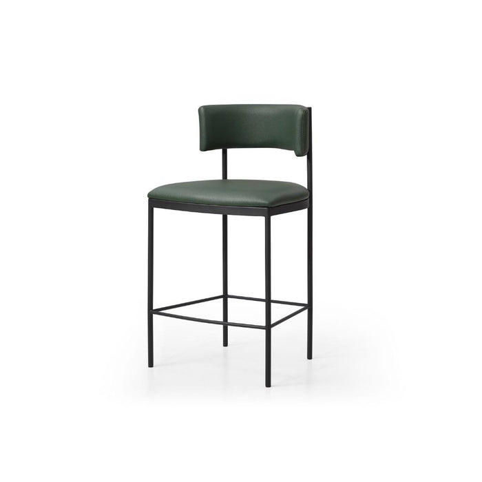 Whiteline Modern Envie Green Counter Stool