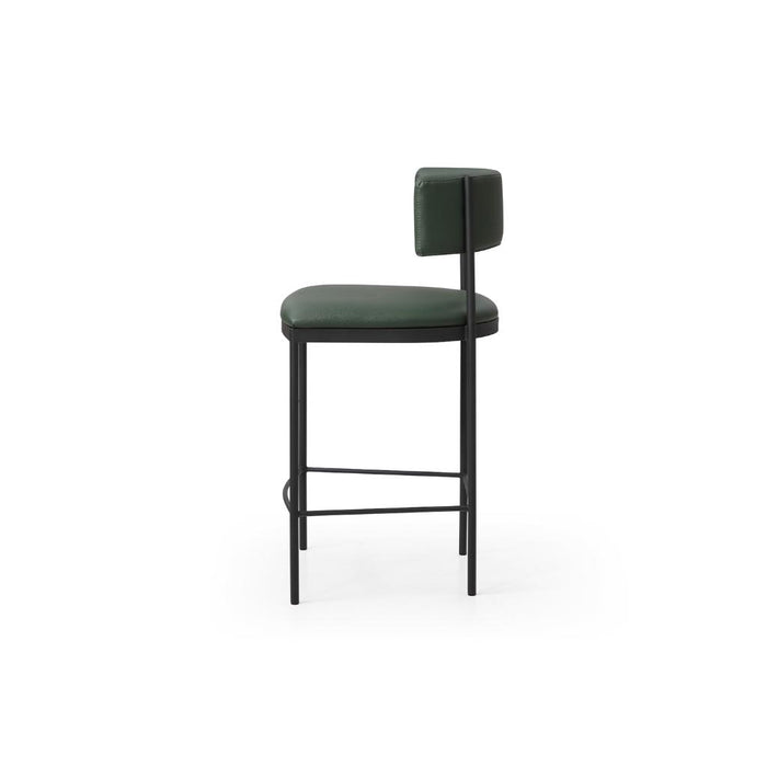 Whiteline Modern Envie Green Counter Stool